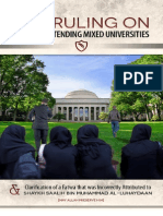 The Ruling On Muslims Attending Mixed Universities - From The Islamic Verdicts of Various Major Scholars - Translated and Compiled by Mustafa George DeBerry