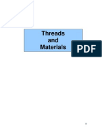 Metric THread Charts