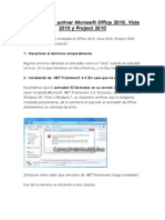 Tutorial para Activar Microsoft Office 2010