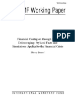 Financial Contagion Through Bank Deleveraging: Stylized Facts and Simulations Applied To The Financial Crisis