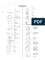 Notes and Formulae SPM Mathematics Form 1 - 3 Notes Solid Geometry