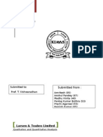 Group-2 Report On L&T-Quantitative & Qualitative Analysis