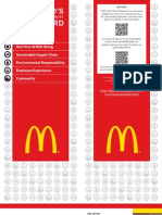 McDonald's Corporation - Sustainability Scorecard 2011