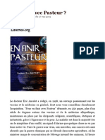 En Finir Avec Pasteur