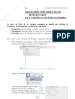 Practica Guiada para Trazar La Recta de Euler Con Geogebra