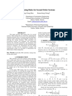 PID Tuning Rules For Second Order