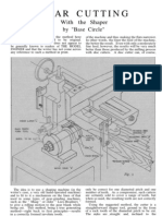 Shaper Gear Cutting