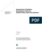 Assessment of Software Development Tools For Safety-Critical, Real-Time Systems