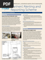 Mariners' Alerting and Reporting Scheme: Injury From Burst Hydraulic Valve