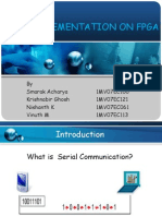 Implementation of Uart On An Fpga