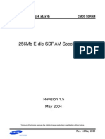 256Mb E-Die SDRAM Specification: Revision 1.5 May 2004