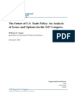 The Future of U.S. Trade Policy: An Analysis of Issues and Options For The 112 Congress