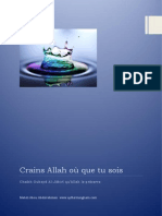 Crains ALLAH Ou Que Tu Sois