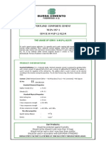 Portland Composite Cement TS EN 197-1 CEM II/A-M (P-L) 42,5 R