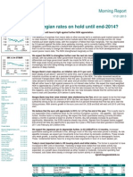 Norwegian Rates On Hold Until End-2014?: Morning Report