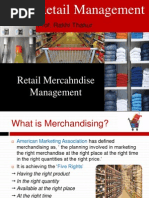 Retail Management: Retailing: Introduction