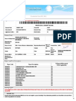 Transaction Details: Examination Form DEC-2012