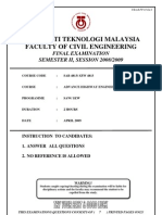 Pavement Engineering Final Question