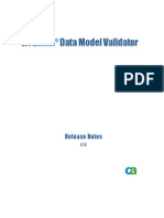 Ca Erwin Data Model Validator: Release Notes