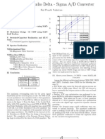 Design of Audio Delta-Sigma A/D Converters