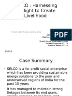 SELCO Case Analysis