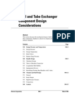 CHEVRON Shell and Tube Exchanger Component Design Considerations