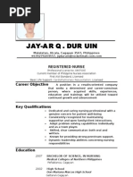 Resume Updated Abroad