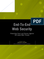 End-To-End Web Security: Protecting Users and Servers Against The Latest Web Threats