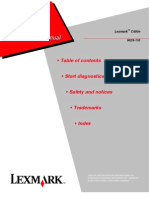 Lexmark c500 Servicemanual