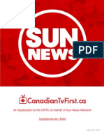 Sun News Application For Mandatory Carriage.