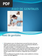 Aseo de Genitales