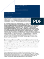 Frederic Munne El Declive Del Post Modernismo y El Porvenir de La Psicologia PDF