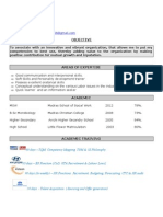 Resume - Manikandan