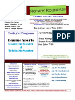 Bulletin 7.7.2011