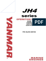 Yanmar JH4 Marine Diesel Operations Manual