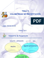 Tema 5 Volumetrias de Precipitacion