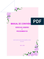 Manual de Convivencia de La Institución