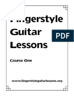 Fingerstyle Guitar Lessons Course Book PDF