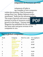 Top 10 Co's in Fortune List