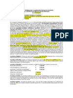 Acta de Terminacion y Liquidación Por Mutuo Acuerdo