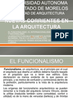 Corrientes de La Arquitectura