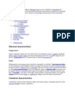 Waste Water Quality Indicators