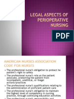 Legal Aspects of Perioperative Nursing