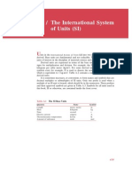 The International System of Units (SI) : Appendix