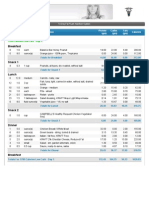 Meal Planner Report: XCHG Qty Measure Description Protein (GM) Carbs (GM) Fats (GM) Calories