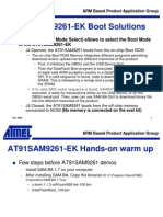 AT91SAM9261-EK Boot Solutions: Jumper J4 (Boot Mode Select) Allows To Select The Boot Mode of The AT91SAM9261-EK