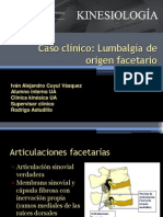 Caso Clínico Lumbalgia Facetaria