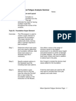 Fatigue Analysis - Notes