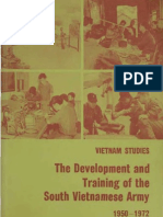 Vietnam Studies Development and Training of The South Vietnamese Army 1950-1972