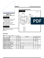 2SK2663 Datasheet (PDF) - Shindengen Electric MFG - Co.ltd - HVX-2 Series Power MOSFET (900V 1A)